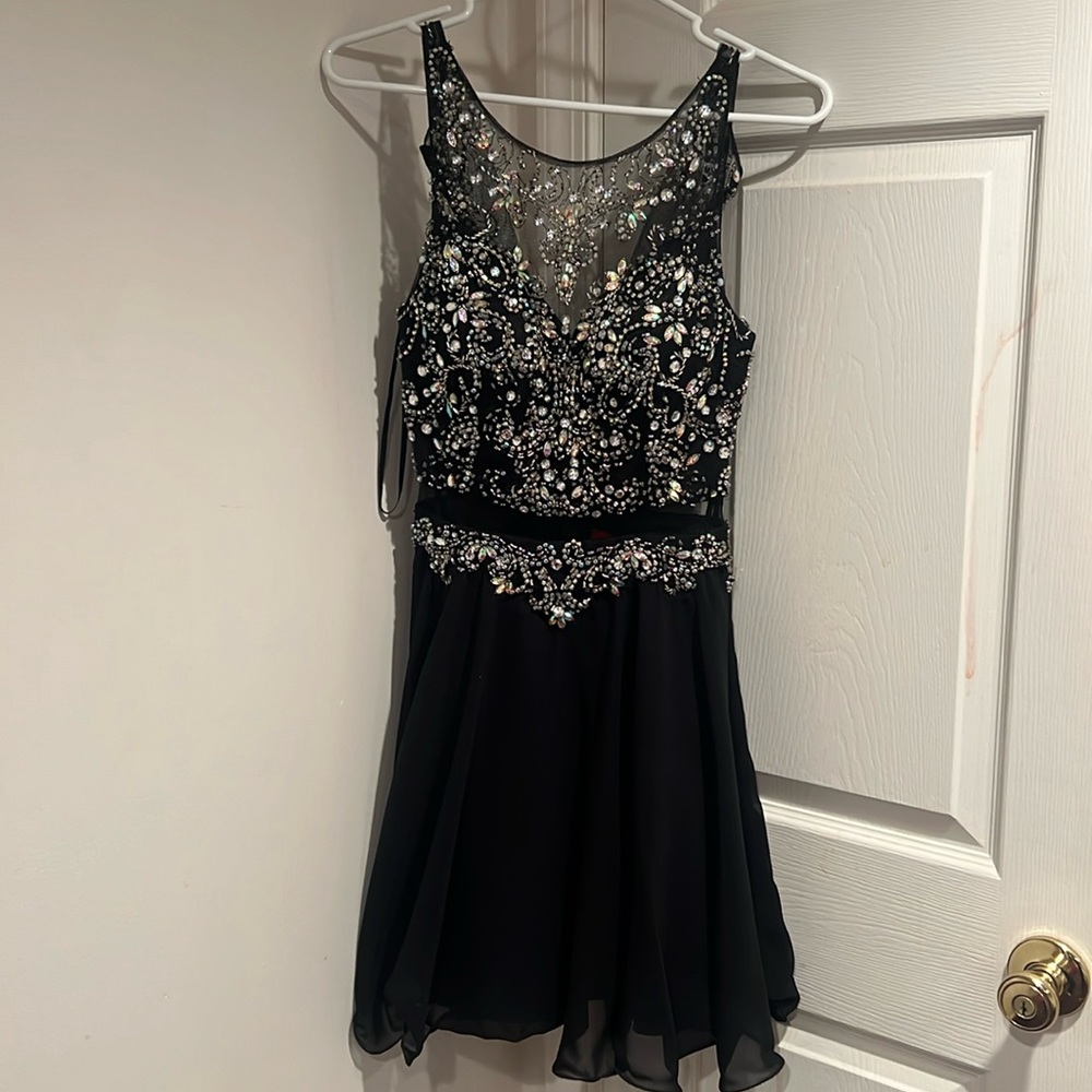 black dress